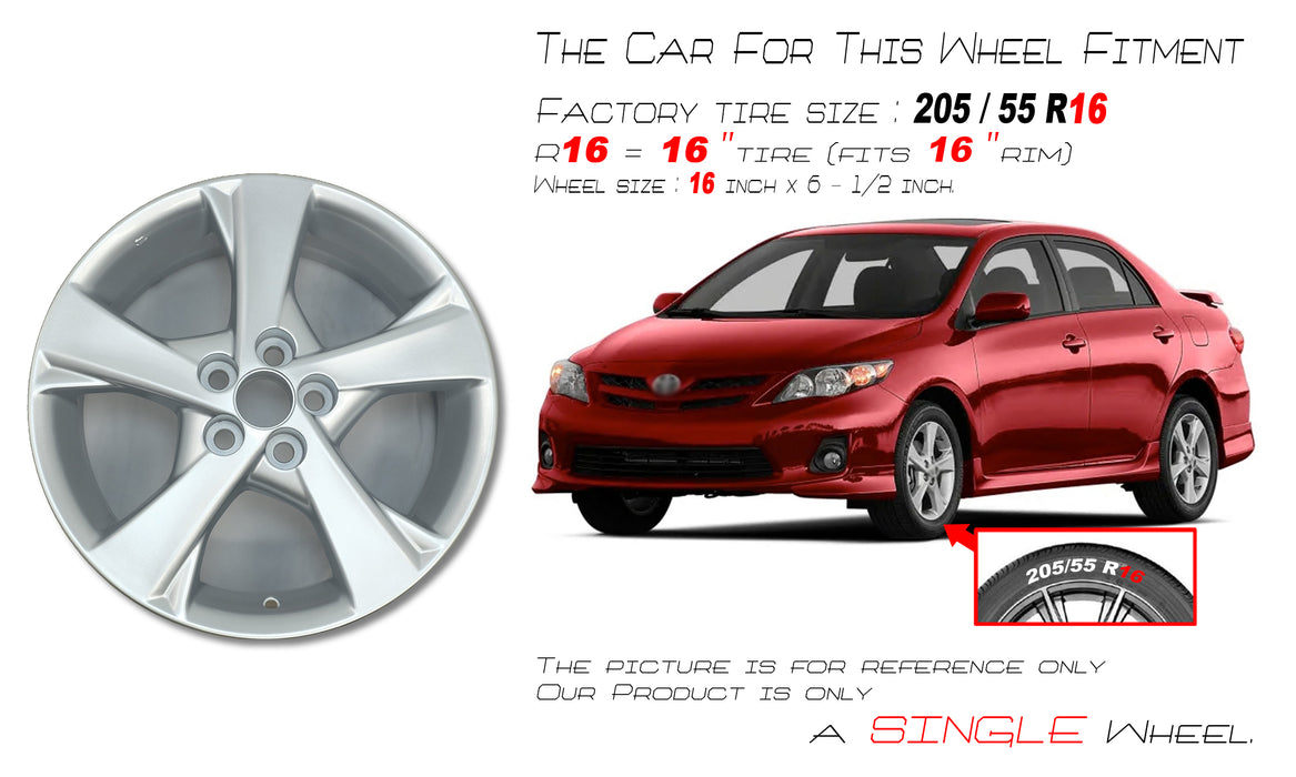 What Size Tires For 2014 Toyota Corolla