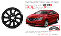 For Nissan Sentra OEM Design Wheel 16" 2016-2019 16X6.5 GLOSS BLACK Single - Angle View
