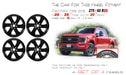 For Ford F-150 OEM Design Wheel 20" 20X8.5 2021-2023 Gloss Black Set of 4 - Angle View