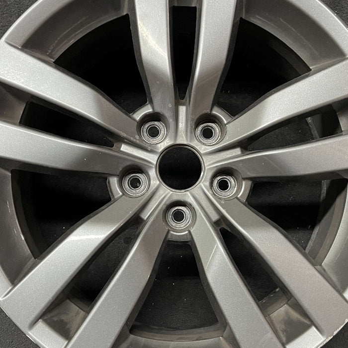 18" IMPREZA 12-14 18x8.5 alloy 5 spoke double spoke Original OEM Wheel Rim - Angle View