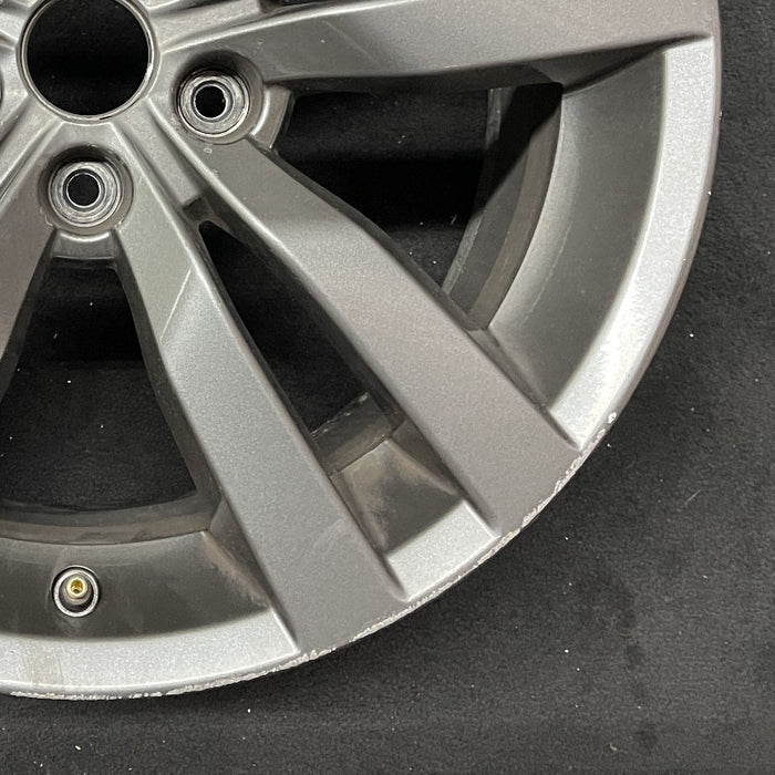 18" IMPREZA 12-14 18x8.5 alloy 5 spoke double spoke Original OEM Wheel Rim - Back View