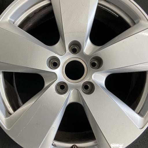 19" PORSCHE CAYENNE 19-23 19x9.5 5 spoke Original OEM Wheel Rim - Angle View