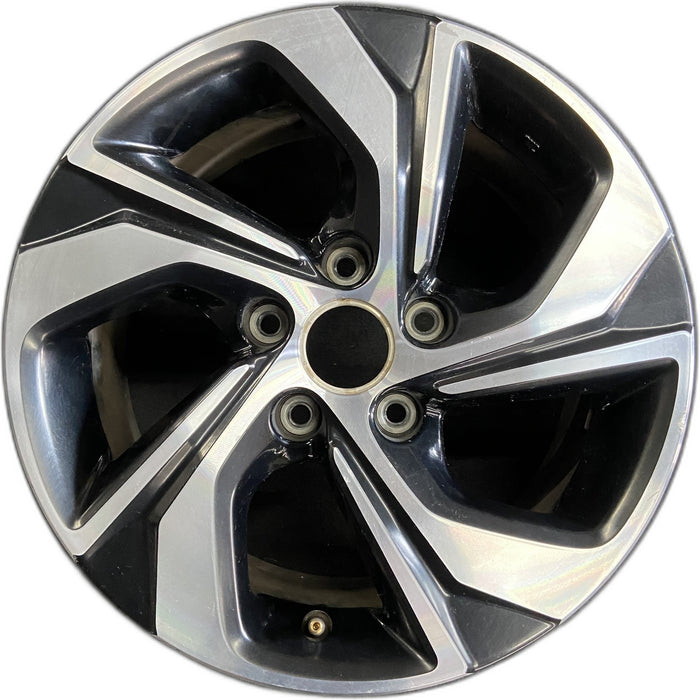 16" ACCORD 16-17 16x7 Original OEM Wheel Rim - Front View