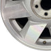 17" DEVILLE 00 5 lug DTS 17x7.5 7 directial spoke silver finish opt N93 - Back View