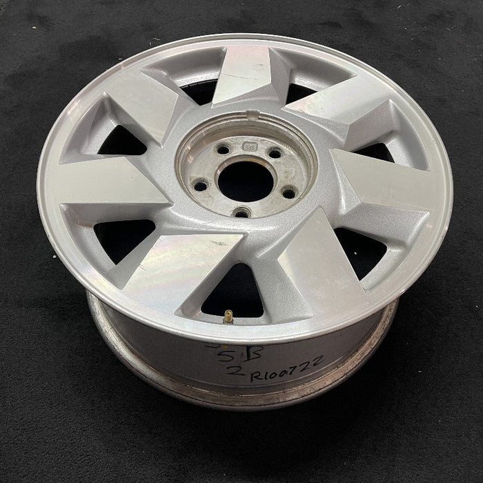 17" DEVILLE 00 5 lug DTS 17x7.5 7 directial spoke silver finish opt N93 - View 7