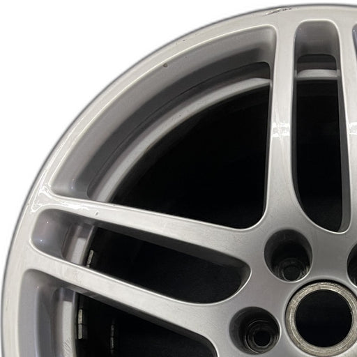 18" PORSCHE MACAN 15-18 18x9 5 double spoke Original OEM Wheel Rim - Angle View