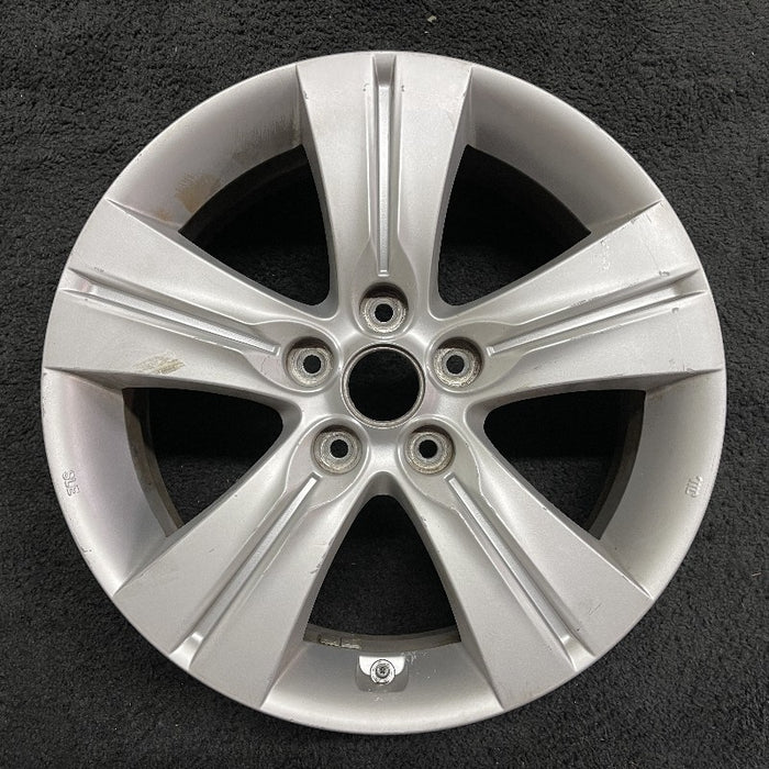 17" SPORTAGE 11-13 17x6.5 alloy 5 spoke Original OEM Wheel Rim - Front View