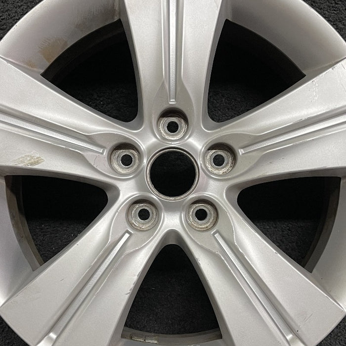 17" SPORTAGE 11-13 17x6.5 alloy 5 spoke Original OEM Wheel Rim - Angle View