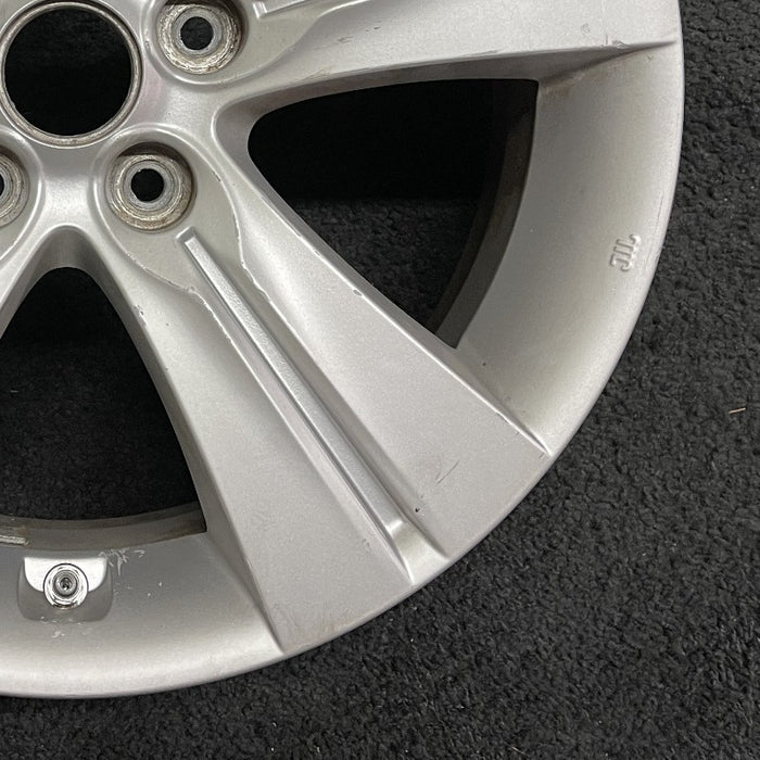 17" SPORTAGE 11-13 17x6.5 alloy 5 spoke Original OEM Wheel Rim - Back View