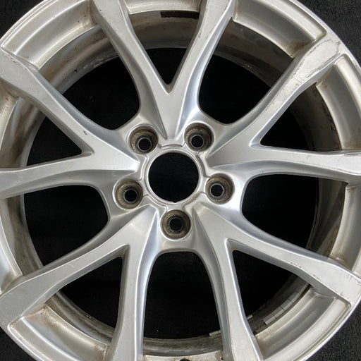 18" AUDI A6 07-10 18x8 5 spoke double Original OEM Wheel Rim - Angle View