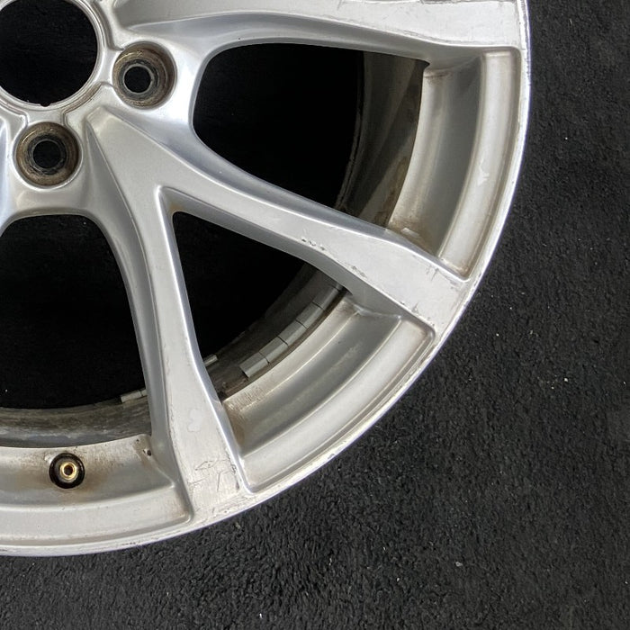 18" AUDI A6 07-10 18x8 5 spoke double Original OEM Wheel Rim - Back View