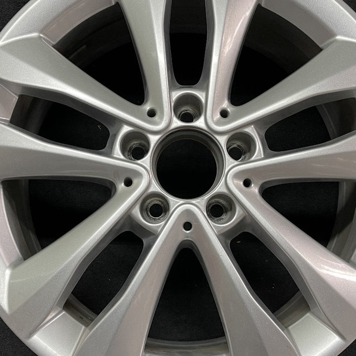 17" MERCEDES C-CLASS 19 205 Type Sedan C300 17x7 Original OEM Wheel Rim - Angle View