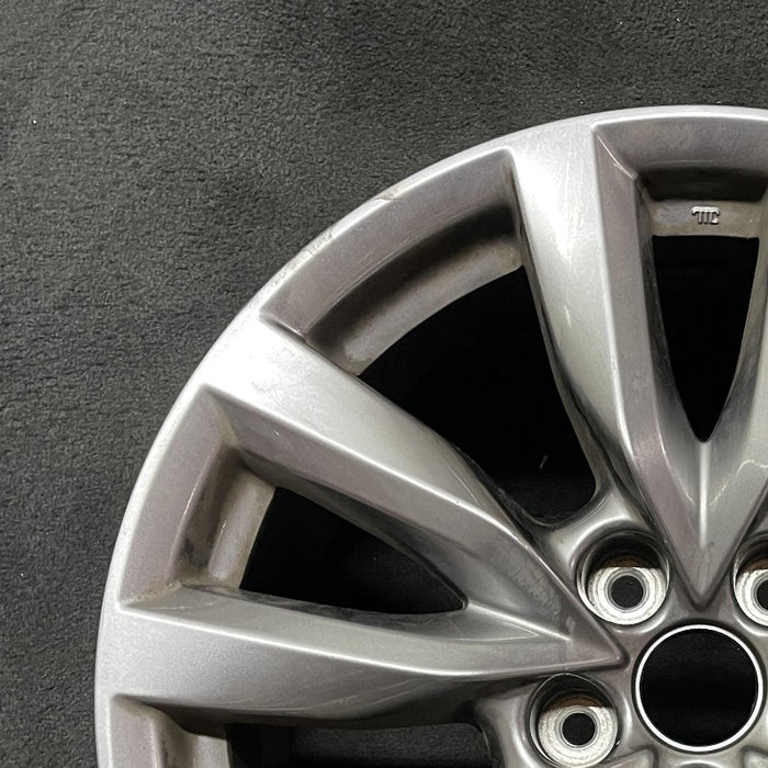 18" MAZDA CX-9 17-19 aluminum 18x7.5 Original OEM Wheel Rim - Side Profile