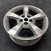 17" MALIBU 08 17x7, aluminum, 5 single spoke, machined finish Original OEM - Side Profile