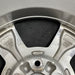 17" MALIBU 08 17x7, aluminum, 5 single spoke, machined finish Original OEM - Back View