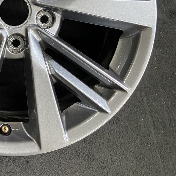 17" WRX 22-24 17x8 alloy WRX 15 spoke Original OEM Wheel Rim - Back View