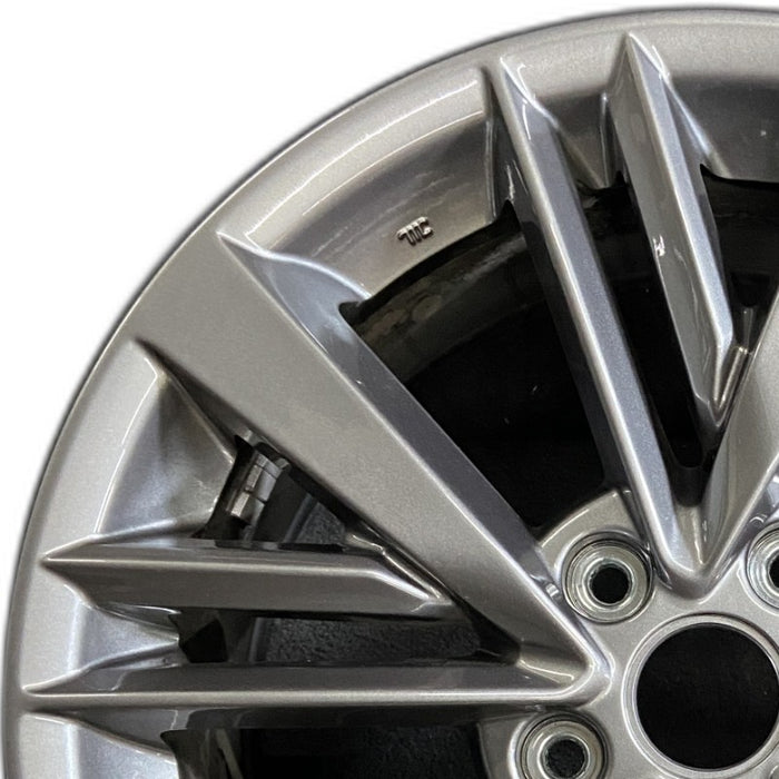 17" WRX 22-24 17x8 alloy WRX 15 spoke Original OEM Wheel Rim - Angle View