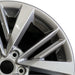 17" WRX 22-24 17x8 alloy WRX 15 spoke Original OEM Wheel Rim - Side Profile