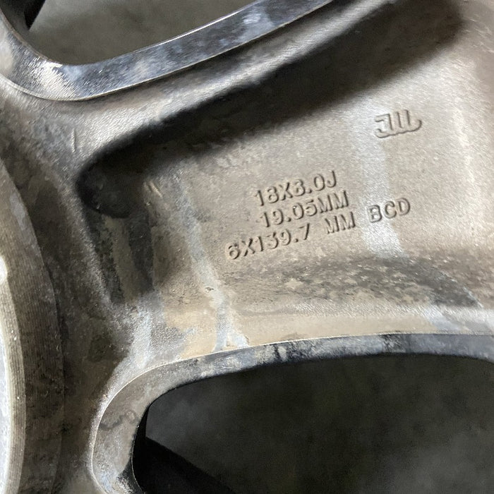 18" DODGE 1500 PICKUP 19-21 6 lug 18x8 aluminum 6 spoke opt WBT polished Original OEM Wheel Rim