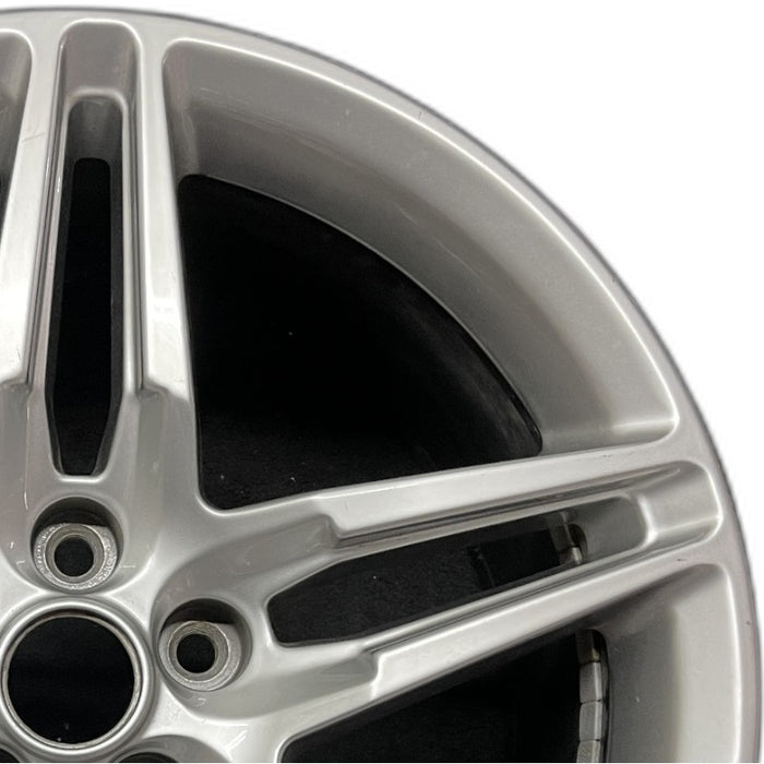 19" MUSTANG 18-19 19x9 aluminum 10 spoke 5 split spoke Original OEM Wheel Rim - Side Profile
