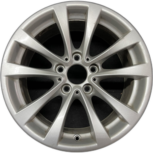 17" BMW 320i 12-13 , 17x7.5 , 5 spoke, V spoke, narrow spoke edge Original OEM - Front View