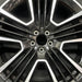 21" XC40 19-21 21x8.5 alloy 5 triple slot Original OEM Wheel Rim - Angle View