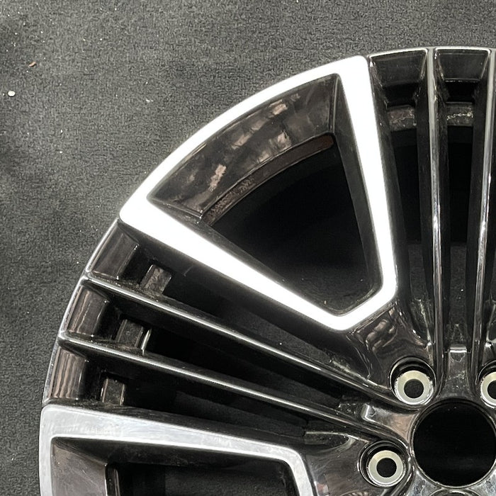 21" XC40 19-21 21x8.5 alloy 5 triple slot Original OEM Wheel Rim - Side Profile