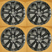 For Honda Accord OEM Design Wheel 18" 18x8 2013-2015 GLOSS BLACK Set of 4 - Front View