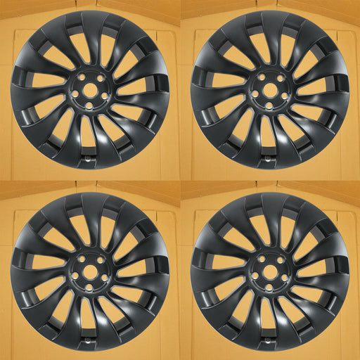 For Tesla Model 3 OEM Design Wheel 20" 2021-2023 CHARCOAL Set of 4 Replacement - Front View