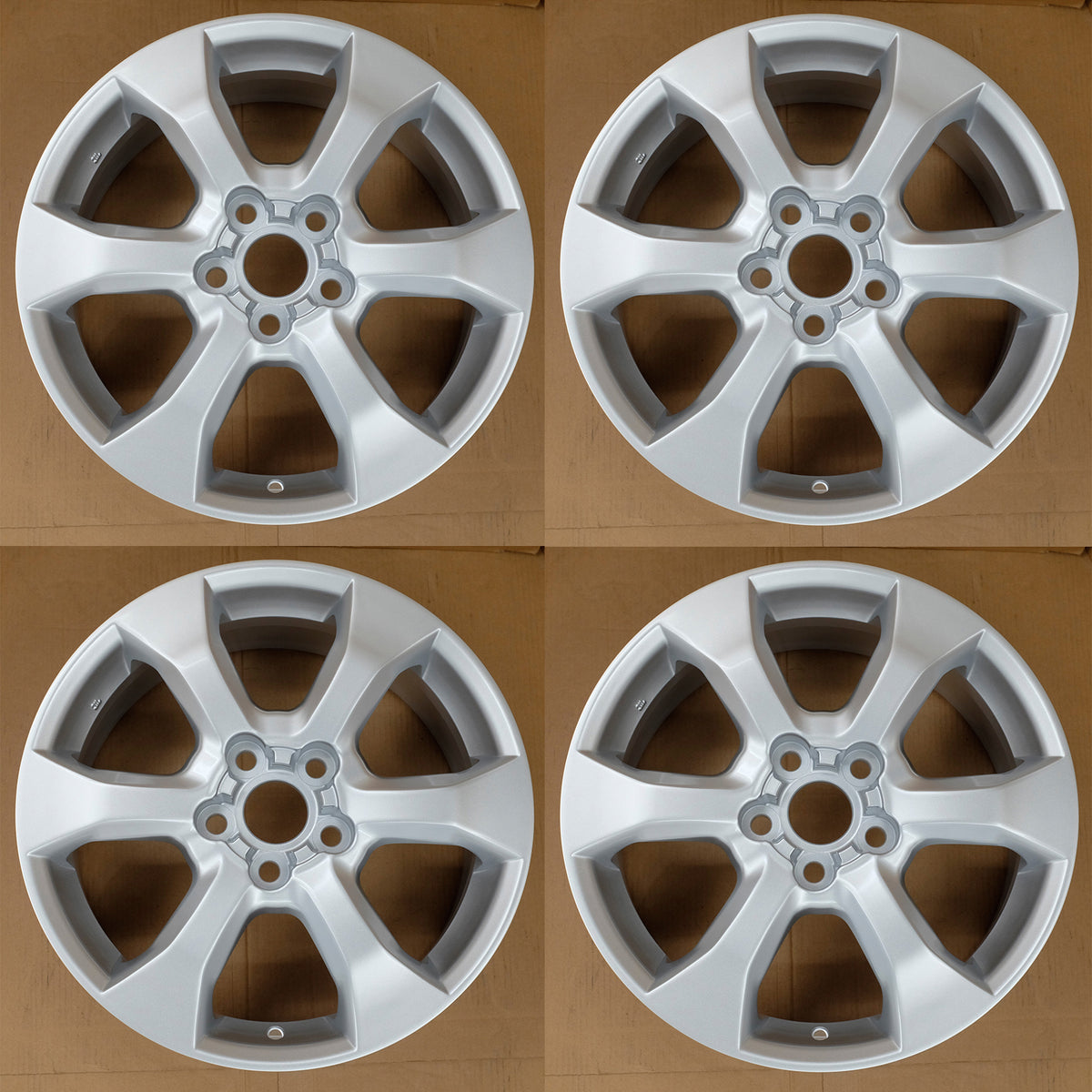 17” SET OF 4 17x7 SILVER Wheel for TOYOTA RAV4 2009-2014 OEM Design Re ...