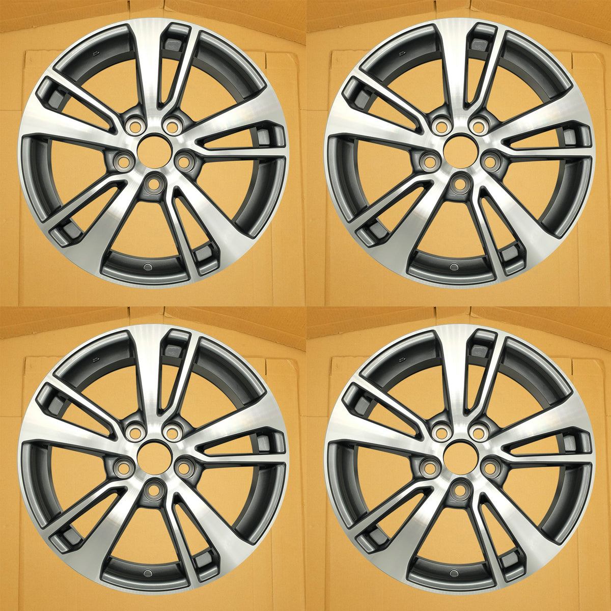 For Toyota RAV4 OEM Design Wheel 17” 17x7 2016-2018 Machined Grey