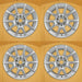 For Dodge Dart OEM Design Wheel 17" 17x7.5 2013-2016 Silver Set of 4 - Front View