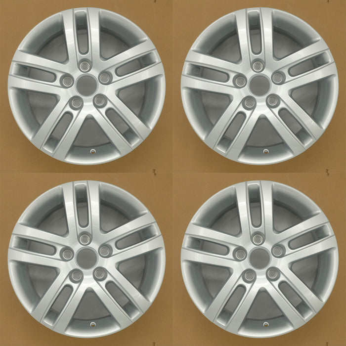 For Volkswagen Jetta OEM Design Wheel 16" 16x6.5 2005-2018 Silver Set of 4 Replacement Rim