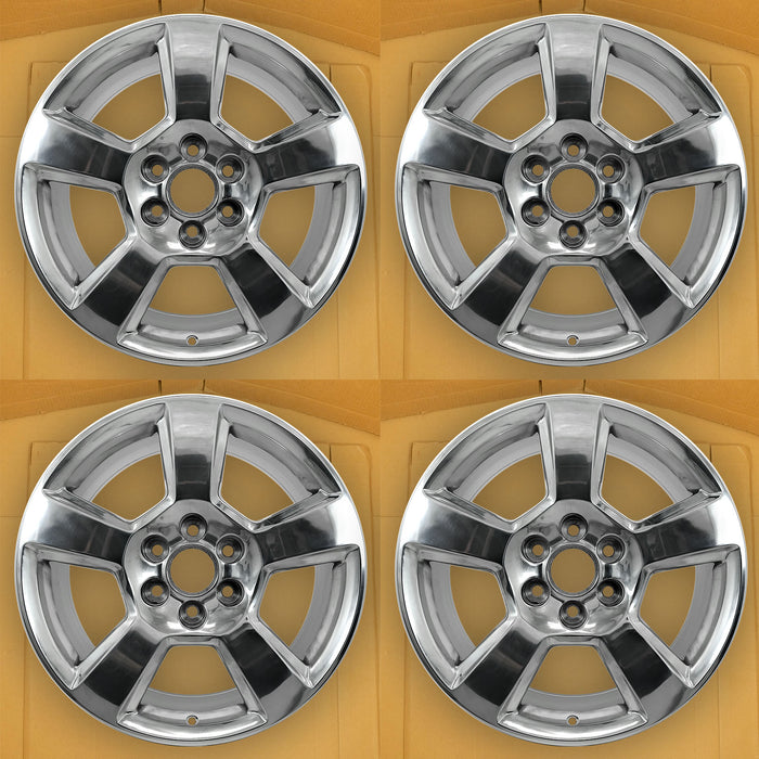 For Chevy Silverado 1500 Suburban Tahoe OEM Design Wheel 20" 20x9 2014-2020 Polished Set of 4 Replacement Rim