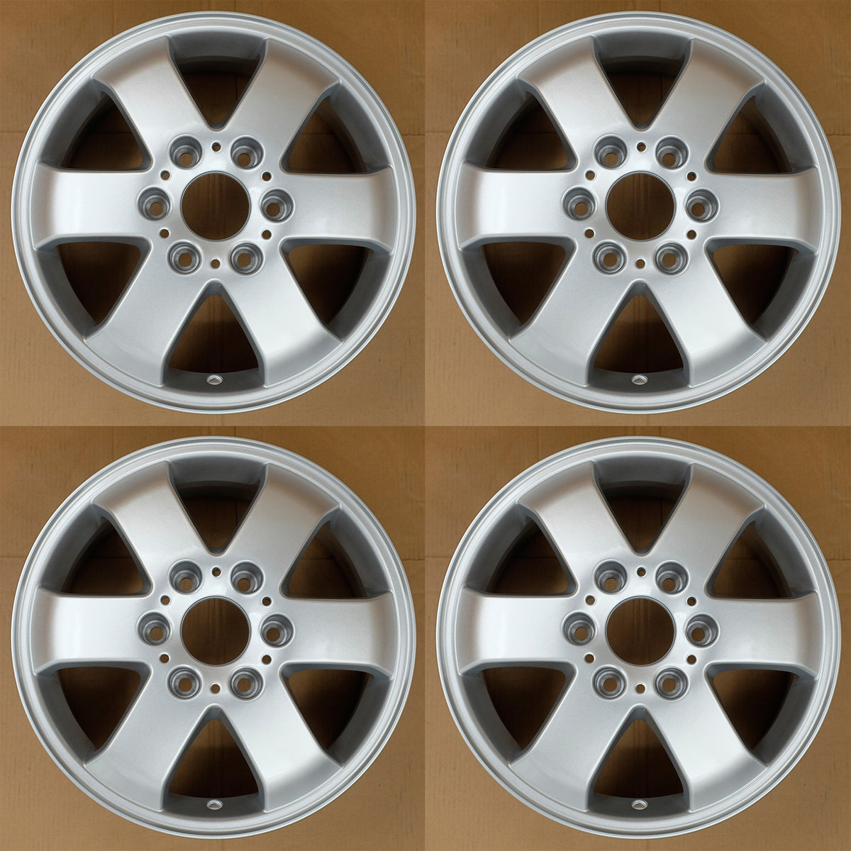 16” Set of 4 16x6.5 Silver Wheel for Mercedes-Benz Sprinter 1500 2500 ...