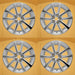 For Toyota Avalon OEM Design Wheel 18" 18x7.5 2013-2015 Machined Silver Set of - Front View