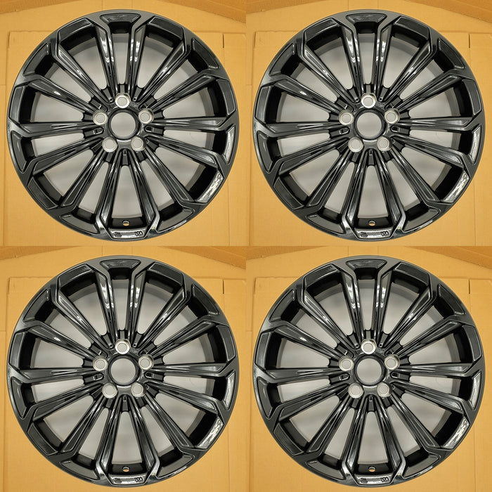 For Toyota Corolla OEM Design Wheel 17” 17x7 2014-2016 GLOSS BLACK Set of 4 Replacement Rim
