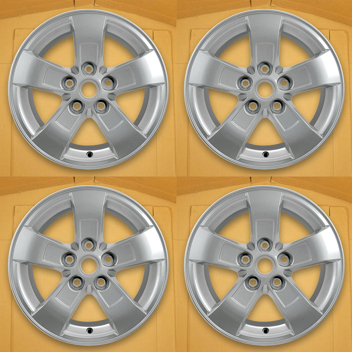 For Chevrolet Malibu Limited OEM Design Wheel 16" 16x7.5 2013-2016 Silver Set of 4 Replacement Rim