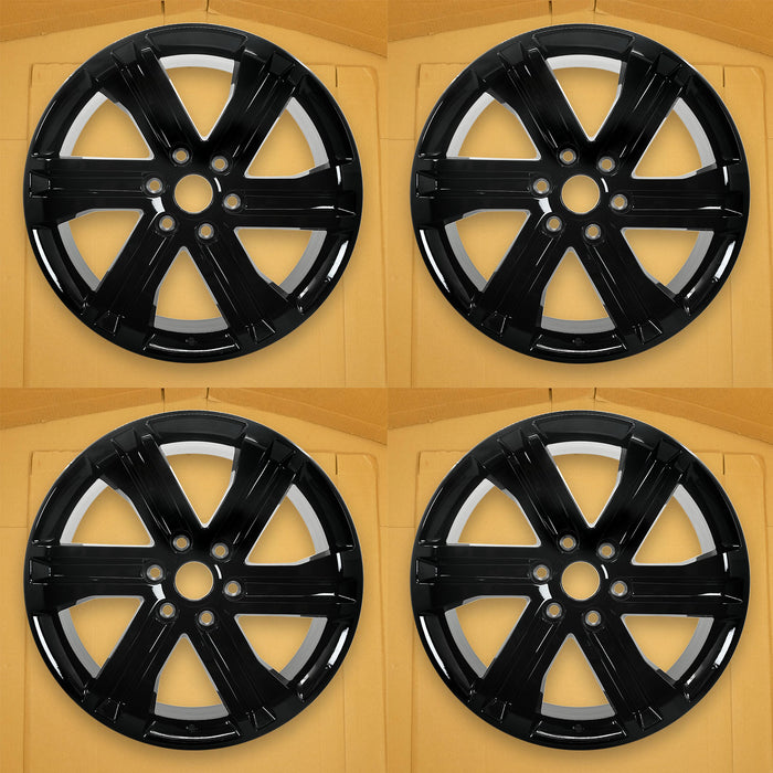 For Ford F-150 OEM Design Wheel 20" 20X8.5 2021-2023 Gloss Black Set of 4 - Front View