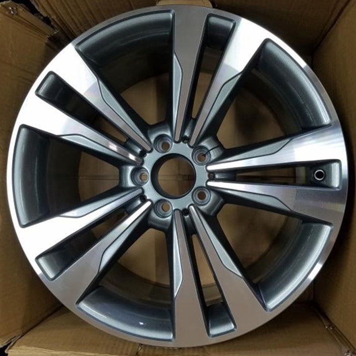 Brand New Single 19" 19X9.5 REAR Wheel for Mercedes-Benz S-Class S400 S450 S550 S560 S600 2014-2021 Machined GREY OEM Quality Replacement Rim
