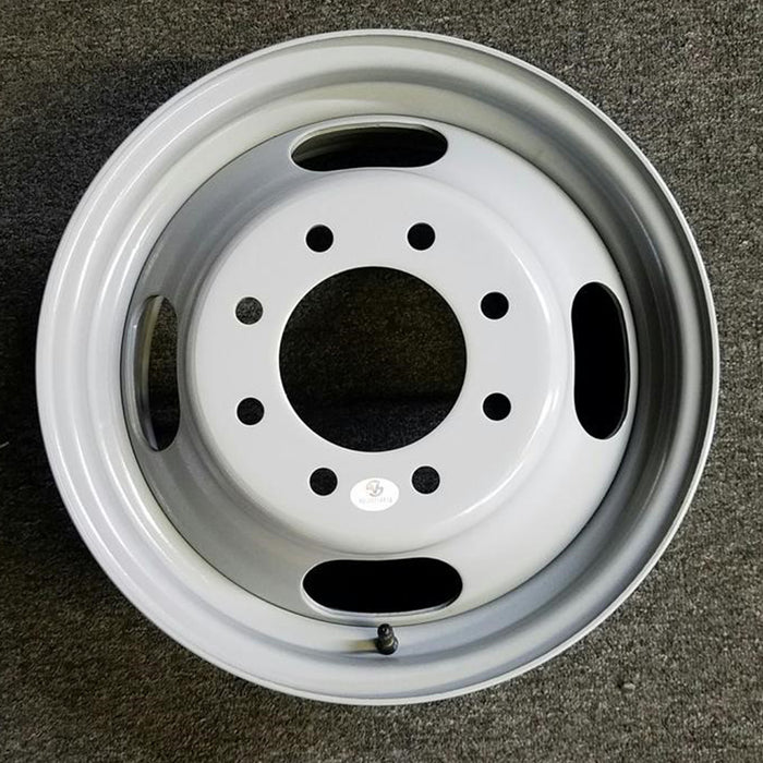 Set of 6 16" Dually GRAY Steel Wheels for 2001-2025 Chevy Express GMC SAVANA SIERRA SILVERADO 3500 OEM Design Replacement Rim