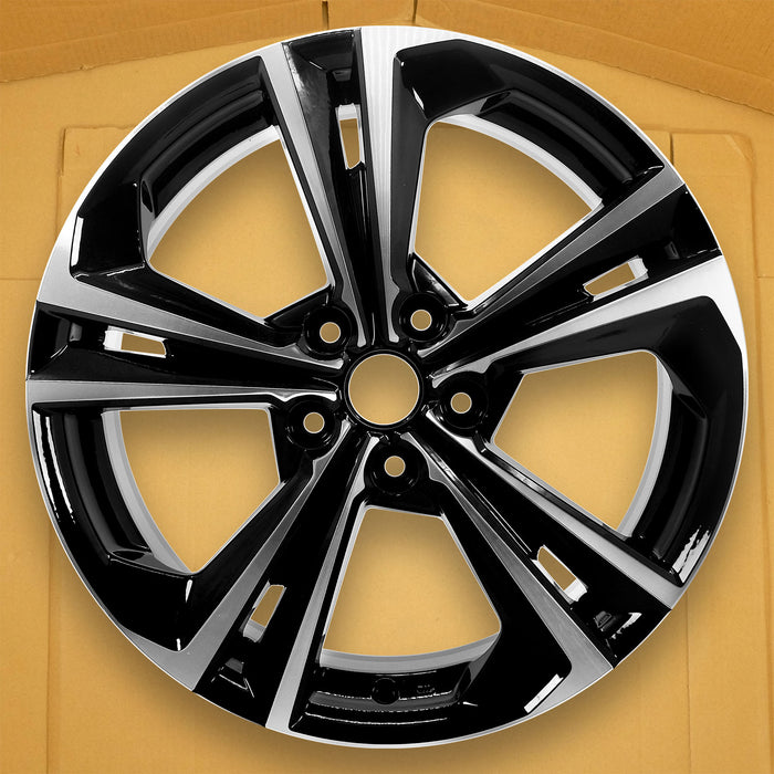 For Nissan Sentra OEM Design Wheel 18" 18x7.5 2020-2023 Machined Black Single Replacement Rim
