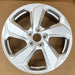 18” SET OF 4 18x7 HYPER SILVER Wheel for TOYOTA RAV4 2019-2022 OEM Design - Side Profile
