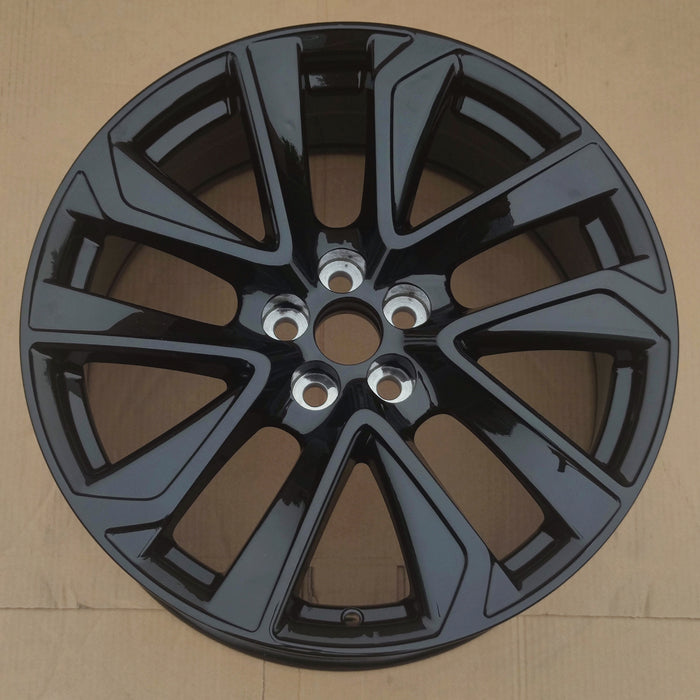 18" Single 18x8 All Black Alloy Wheel For Toyota Corolla 2019-2022 OEM Design Replacement Rim