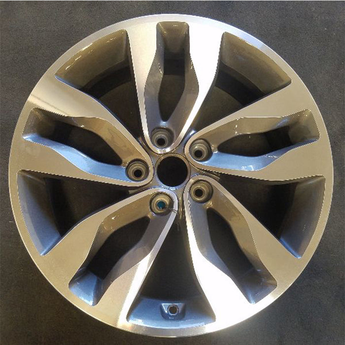 18" Single New 18x7.5 Alloy Wheel for Kia Optima 2014-2015 Machined GREY OEM Quality Replacement Rim