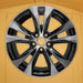 For Toyota RAV4 OEM Design Wheel 18" 18x7.5 2013-2015 Machined Black Single - Front View