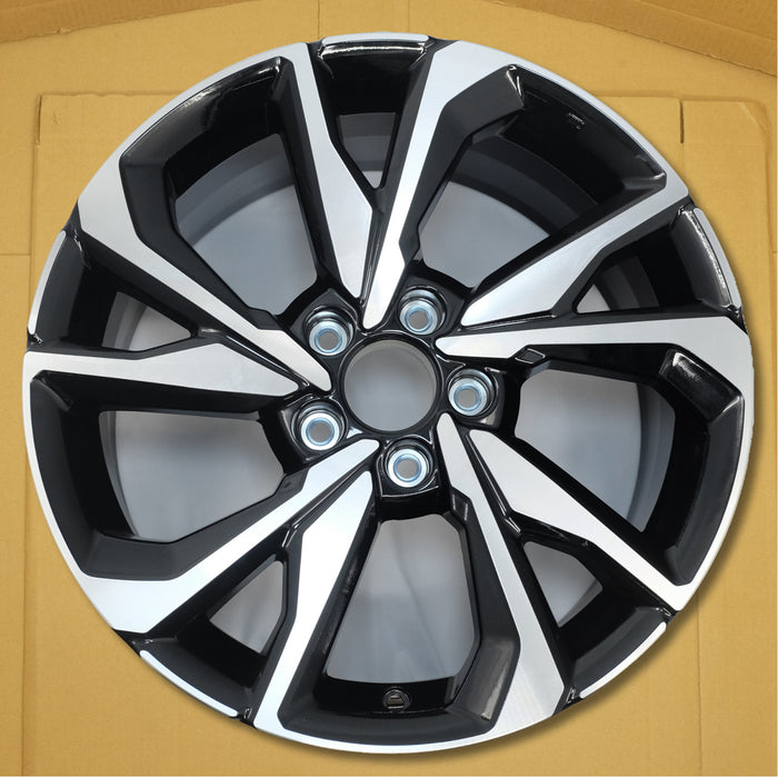 For Honda Civivc OEM Design Wheel 18" 2017-2021 Machined Black Single Replacement Rim 42700TBFA91