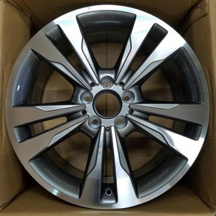 18" 18x8.5 Set of 4 Brand New Alloy Wheels for 2014 2015 2016 Mercedes-Benz E-Class E350 E400 Machined GREY OEM Quality Replacement RIM