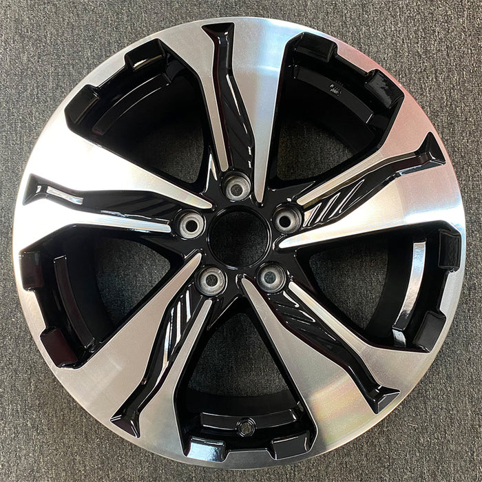 17" Set of 4 New Machined Black Wheels for Honda CRV CR-V 2017-2021 OEM Quality Alloy Rim