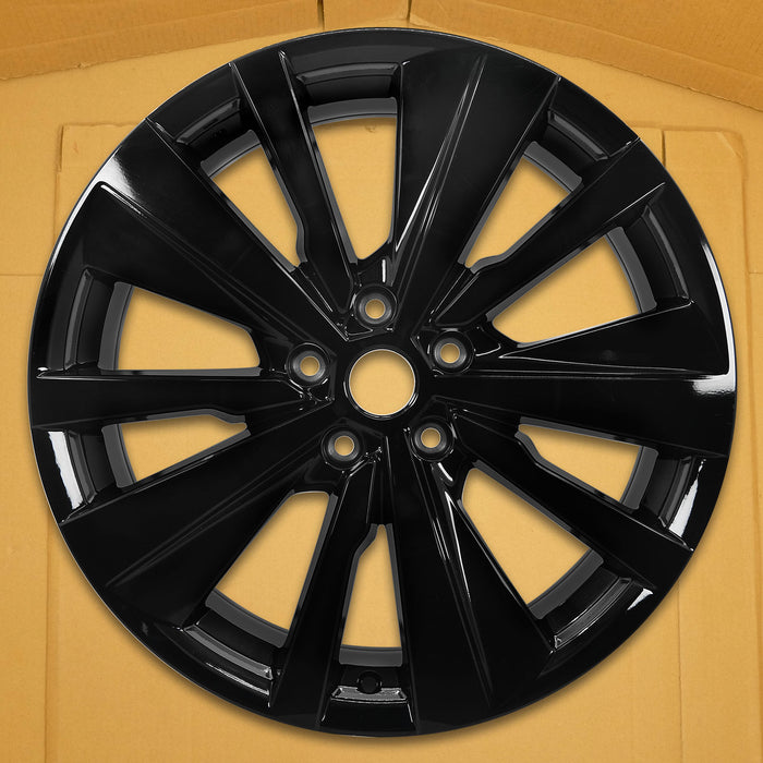 19" SET OF 4 19x8 ALL BLACK Wheels For 2022 Nissan ALTIMA OEM Quality Replacement Rim